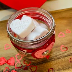 Valentine’s soap jar!!